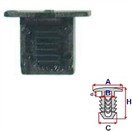ROMIX 10914 Příchytka plastového krytu kufru