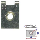 ROMIX 14202 Nástrčná matice pro spoiler