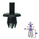 ROMIX 15321 Rozpínací matice pro plastové nadkolí