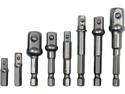 Sada adaptérov pre vrtáky HEX 1/4