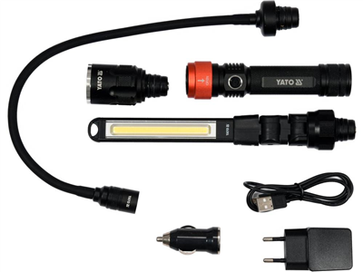 Dielenská lampa 3v1 POWER LED