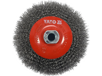 Strana drôtenej kefy M14 x 125 mm INOX