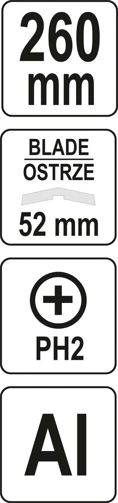 Škrabka 52 mm