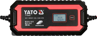 Nabíjačka batérií s LCD displejom 6V/2A, 12V/8A