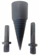 MAGG 060023 Tŕň na štiepanie dreva - 32x95 mm, kužeľový tvar, s adaptérmi SDS+ a 1/2 vrtákom