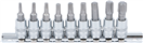 BGS technic 2164 Zástrčné hlavice 1/4 TORX T10-T50, sada 9 ks na liště - BGS 2164
