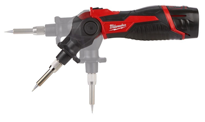 Akumulátorová spájkovačka 12V 90W, flexibilná hlava M12 SI-0