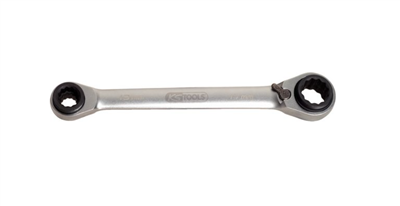 KS TOOLS 503.4565 Obojstranný račňový očkový kľúč