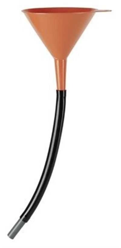 Trychtýř s pružnou výtokovou hadicí, plastový, průměr 150 mm 02 665