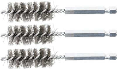 Sada kartáčů na vrtačku, 17 mm, 6hranné 1/4