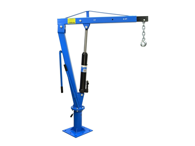 Dielenský hydraulický žeriav 1 t, otočný skladací
