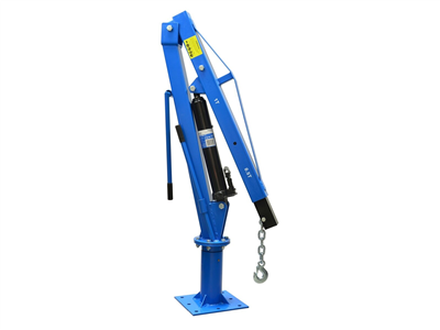 Dielenský hydraulický žeriav 1 t, otočný skladací