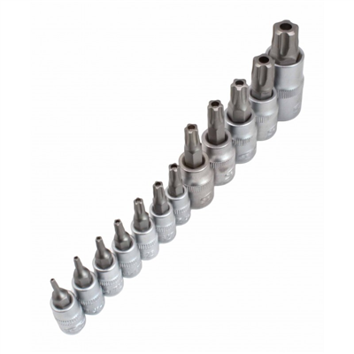 Nástrčné kľúče TORX-TS s otvorom 1/4
