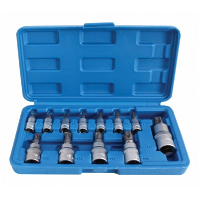 Nástrčné kľúče TORX-TS s otvorom 1/4