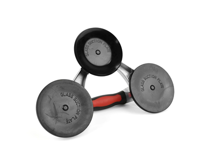 Přísavka na sklo a obklady, hliníková 3x125mm TVARDY