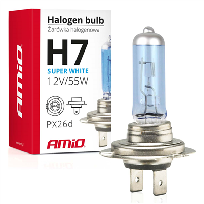 Halogénová žiarovka H7 12V 55W UV filter (E8) Super White