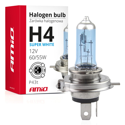 Halogénová žiarovka H4 12V 60/55W UV filter (E8) Super White