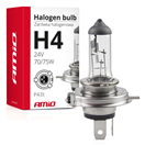 Amio 01267 Halogénová žiarovka H4 24V 70/75W UV filter (E8)