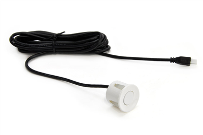 Parkovací senzor biely 22mm AMiO-01012