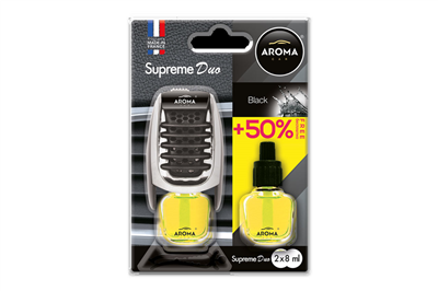 Osviežovač vzduchu AROMA CAR SUPREME DUO BLACK
