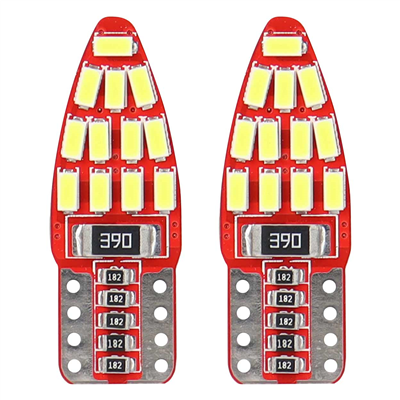 LED žiarovky CANBUS 24SMD 3014 T10e (W5W) White 12V