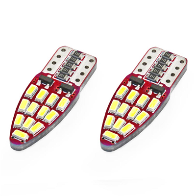 LED žiarovky CANBUS 24SMD 3014 T10e (W5W) White 12V