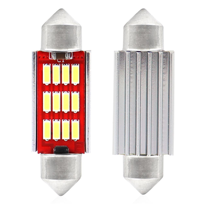 LED žiarovky CANBUS 4014 12SMD Festoon C5W C10W C3W 39mm White 12V/24V