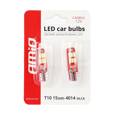 LED žiarovky CANBUS 15SMD 4014 T10e (W5W) SILCA White 12V