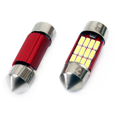 LED žiarovky CANBUS 4014 12SMD Festoon C5W C10W C3W 31mm White 12V/24V