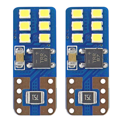 LED žiarovky CANBUS 12SMD UltraBright 2016 T10e (W5W) White 12V/24V