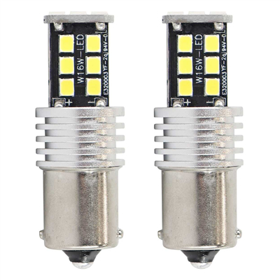 LED žiarovky CANBUS 2835 15SMD 1156 BA15S P21W R10W R5W White 12V/24V