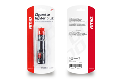 Zástrčka autozapaľovača s vypínačom EURO/DIN 12/24V