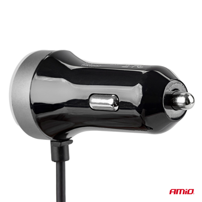 Nabíjačka do auta 12/24V iOS + 2x USB 2.4A PCH PRO-02