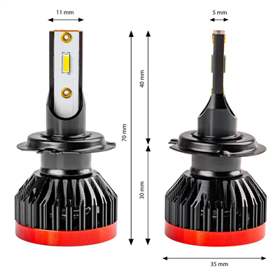 LED žiarovky hlavného svietenia H7 BF séria AMiO