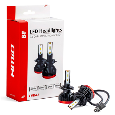 LED žiarovky hlavného svietenia H7 BF séria AMiO