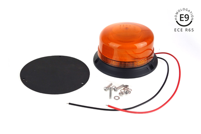 Výstražný maják pevný W03B na 3 skrutky R65 R10 36LED 12 / 24V IP56