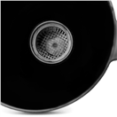 02005 Lievik na palivo s rovnou rúrkou 2-dielný čierny AMiO-02005