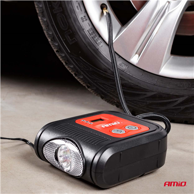 Digitálny kompresor do auta s LED displejom 12V Acomp-10 AMiO-02380