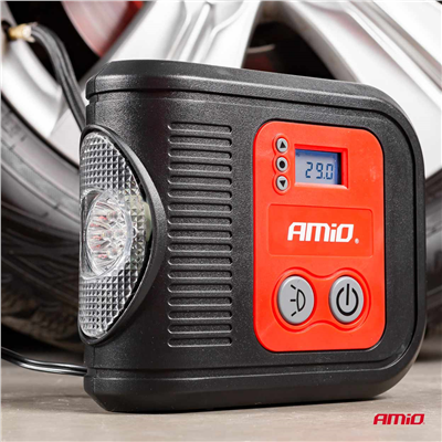 Digitálny kompresor do auta s LED displejom 12V Acomp-10 AMiO-02380