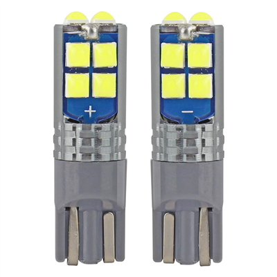 LED žiarovky CANBUS 10SMD 3030 T10 W5W White 12V/24V
