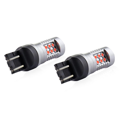 LED žiarovky CANBUS 24SMD 3030 1157 T20 7443 21/5W Červená 12V/24V
