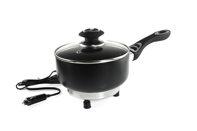 Elektrický hrniec s pokrievkou do auta 18cm x 8cm 150W 12V AMiO-02534