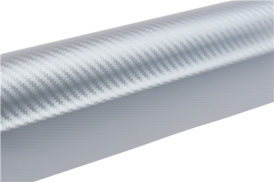 Karbónová fólia strieborná 3D 30cm x 150cm AMiO-02600