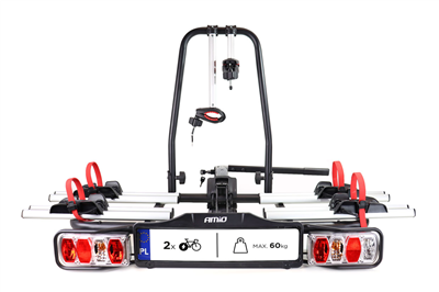 Nosič na bicykle na ťažné zariadenie auta E-Bike TBC-02/2