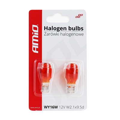 Halogénové žiarovky T15 WY16W W2.1x9.5d 12V 2ks