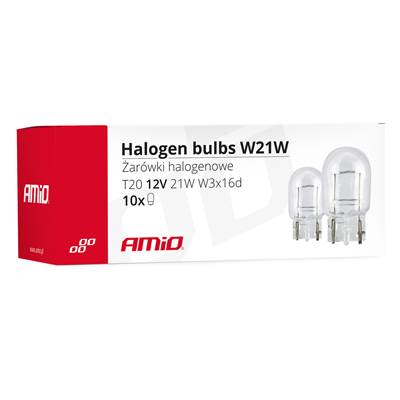 Halogénové žiarovky T20 W21W W3x16d 12V 21W 10ks
