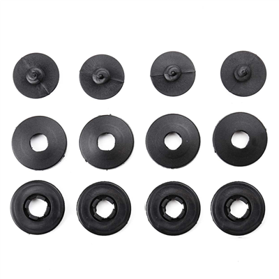 Kruhová fixácia so skrutkou na autokoberce