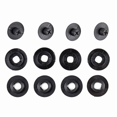 Kruhová fixácia so skrutkou na autokoberce