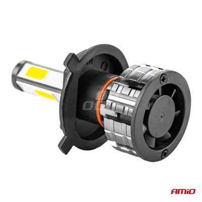 LED žiarovky hlavného svietenia H4 COB 4Side AMiO