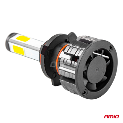 LED žiarovky hlavného svietenia HB3 COB 4Side AMiO